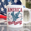 Custom Dog Photo America 250th Anniversary Eagle White Mug LM32 895369