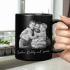 Personalized Dad and Kid Photo Black Mug Gift For Father's Day CH07 911356