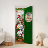Personalized Santa Dog No Need To Knock Christmas Decoration Door Cover LM32 895659