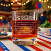 We The People Sympathy Quote For 250 Years of Freedom Whiskey Glass LM32 895483