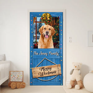 Custom Cute Photo Merry Woofmas Decoration Door Cover LM32 895679