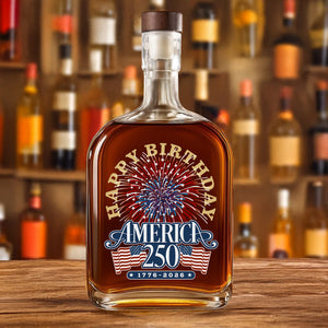 America 250 Semiquincentennial Fireworks Celebration Whiskey Bottle HO82 894614
