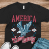 Custom Dog Photo America 250th Anniversary Eagle Dark Shirt LM32 895239