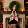 Custom Initial Christmas Reindeer Ribbon Print Wreath Sash Festive Christmas Home Decor HO82 903916