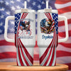 Custom Name American Pride Patriotic 250th Anniversary Eagle Tumbler 40oz HA75 921006