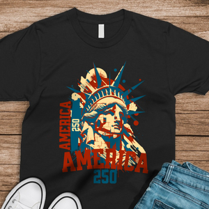 America 250 USA Freedom Liberty America 250 Anniversary Dark Shirt HO82 894558