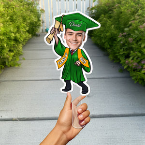 Custom Photo Graduate Personalized Face Fans Graduation Day Party Decor CH07 895330
