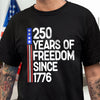 250 Years Of Freedom 250th Birthday America Flag 4th Of July Dark Shirt HO82 894800