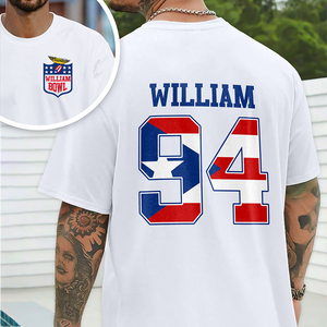 Custom Name LX Bunny Bright Front And Back Shirt Gift For Football Lovers HO82 901046