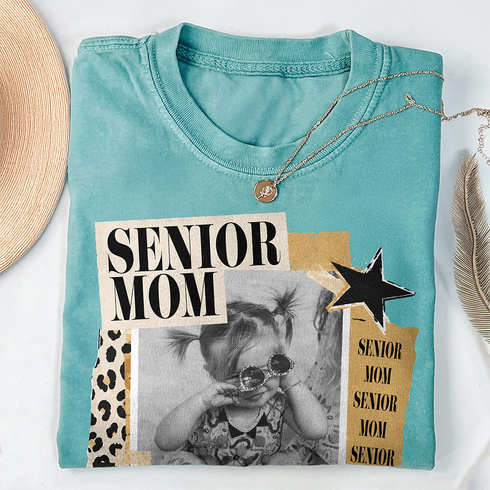 Custom Photo Senior Mom Dad Class Of 2027 Comfort Shirt HO82 903218