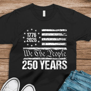 250 Years USA 250th Birthday 1776-2026 Eagle Flag Dark Shirt HO82 894566