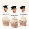 Custom Photo Look Who's Graduating Cupcake Toppers LM32 897703