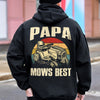 Custom Photo Father Mows Best Retro Backside Shirt LM32 893635