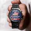 Personalized Name America 250th Anniversary Men's Wrist Watch HO82 901562