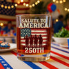Salute To America 250th Veteran Whiskey Glass Happy America 250 Gifts CH07 896726