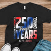 Custom Name 250 Years of American Independence Patriot Dark Shirt LM32 895147