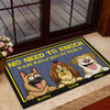 No Need To Knock - Dog Personalized Home Decor Decorative Mat, Doormat HA75 892136