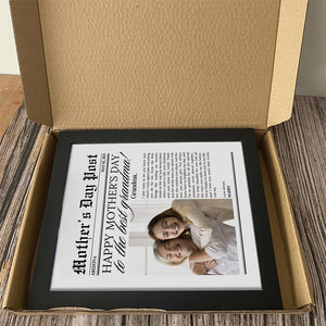 Custom Photo To The Best Grandma For Mother's Day Picture Frame TH10 892599