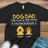 Dog Dad The Man The Myth The Snack Dealer Dark Shirt Personalized Gift For Father's Day HO82 893698