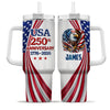 Custom Name USA 250th Anniversary 1776-2026 Eagle Tumbler 40oz HA75 921010
