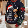 Custom Photo Merry Woofmas To The World Dog Ugly Sweater CH07 899464