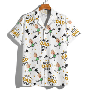 Custom Photo Best Dad Ever Family Hawaii Shirt TH10 892827