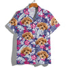 Custom Photo Funny Face Dog Family Hawaii Shirt Summer Gift HA75 892252