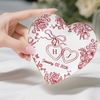 Personalized Toile De Jouy Locked Ring Dish Gift for Bride, Engagement Gift, Anniversary LM32 899251