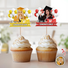 Custom Senior Photo Class Of 2026 Cupcake Topper Graduation Party CH07 910666