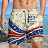 Custom Name America 250 Years Anniversary 1776-2026 Beach Shorts HO82 901872
