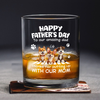 Personalized Happy Father’s Day To Our Amazing Dad Whiskey Glass Gift For Dog Dad HO82 902526