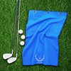 Personalised Embroidered Quick Dry Microfiber Waffle Golf Towel with Monogram and Carabiner Clip Golf Accessory Birthday Gift for Golf Lovers HO82 900774