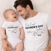Personalized Our First Father's Day Together Matching Shirt LM32 899979