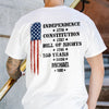 Personalized 250 Years Of America Back Shirt – Independence 1776 Constitution 1787 Bill Of Rights Patriotic USA TH10 898929
