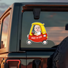 Custom Photo Baby In Car - Personalized Car Window Decal Sticker Gift For Family CH07 910320