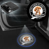 Custom Photo Human Belongs To Dog Cat Pet Car Door Projector Light HO82 894356