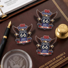 100 Years Of Route 66 And 250 Years Of USA Acrylic Pin HA75 920948