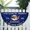 Custom Name 250 Years of America Flag Non-Pleated Fan Flag CH07 910578