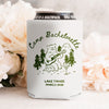 Personalized Camp Bachelorette Can Cooler, Custom Camping Party Favors HO82 902988