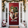 Custom Dog Photo Christmas Door Cover Gift For Dog Lovers TH10 896567
