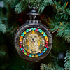 Custom Dog Portrait Photo With Memorial Candlelight Lantern Ornament HO82 900192