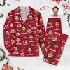 Custom Photo, Name And Number Pajamas Christmas Gift For Football Lovers CH07 899484