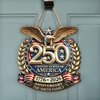 Custom Family Name USA Eagles 250th Anniversary Semiquincentennial 1776-2026 Doorsign Sign TH10 169569