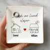 I Wish You Lived Next Door Jewelry Dish Personalized Long Distance Relationship Gift CH07 896530