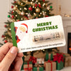 Personalized Funny Gift Merry Christmas Money Holder Card HO82 900542