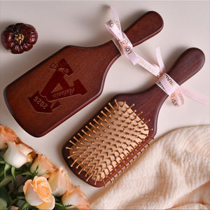 Personalized Graduation Gift Engraved Bamboo Comb Gift For Family, Lover LM32 897535