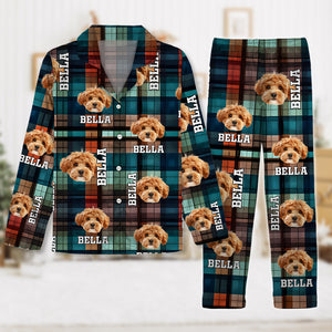 Custom Dog Photo Fluffy Pajamas Gift for Dog Lovers CH07 896268