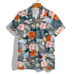 Custom Photo Funny Golfer Face Hawaii Shirt - Personalized Gift for Golfer LM32 897491