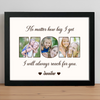 Custom Photo No Matter How Big We Get, We Will Always Reach For You Picture Frame Gift For Mother's Day HO82 893734