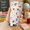 Custom Teacher Name Back To School Fat Tumbler Back To School Gift HA75 921940